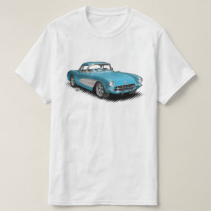 Bright Blue 56-57 StingVetteRay t-shirt