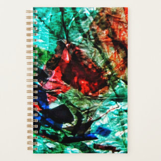 Bright blue abstract planner,Blue bright dazzling  Planner