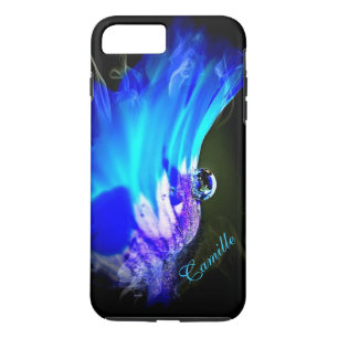 Bright Blue And Purple Flower iPhone 8 Plus/7 Plus Case
