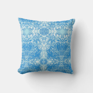 Bright Blue Crystals Cushion
