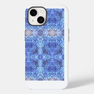 Bright Blue Crystals iPhone 14 Case