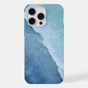Bright Blue Ice surface iPhone 15 Pro Max Case