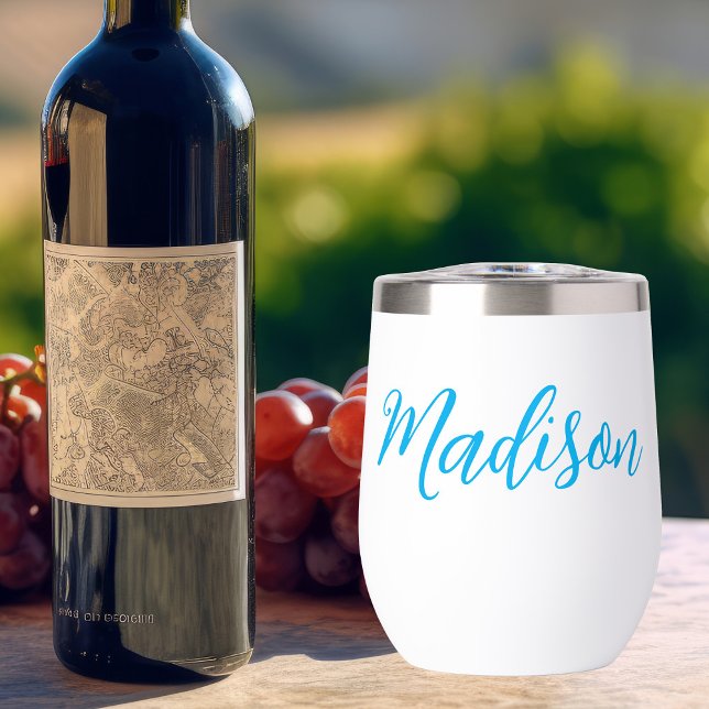 Bright Blue Name in Handwritten Script Custom (Creator Uploaded)