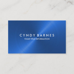 Bright Blue Sheen Business Card