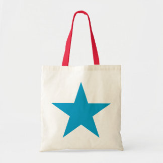 Bright Blue Star Tote Bag