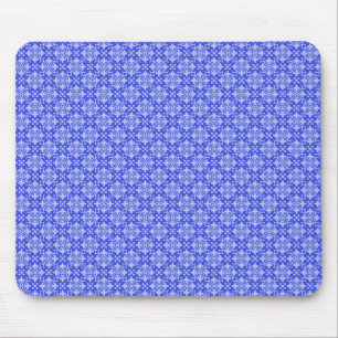 Bright Blue Stylishly Chic Mousepad