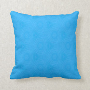 Bright Blue Throw Pillow