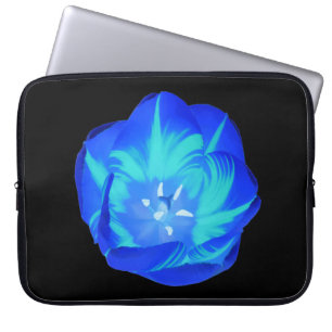 Bright Blue Tulip Laptop Bag