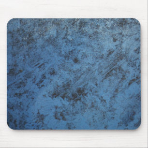 Bright blue vintage mouse pad