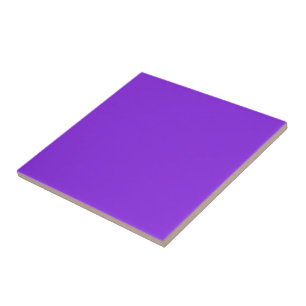   Bright Blue Violet (solid colour)  Ceramic Tile