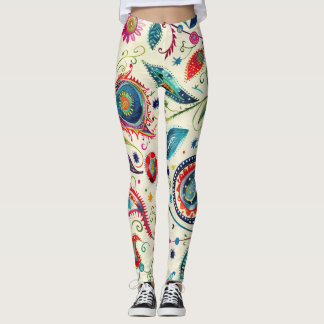 Bright Boho Design Leggings