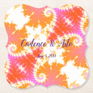 Bright Boho Paper Coaster