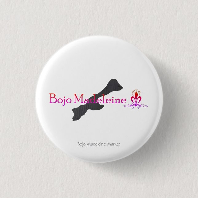 Bright Bojo Small Button Pin (Front)