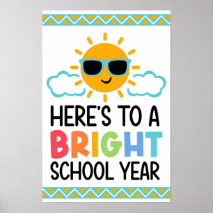 Bright & Bold School Year Starter Poster