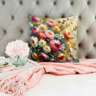 Bright & Bold Vibrant Florals Cushion