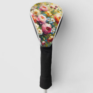 Bright & Bold Vibrant Florals Golf Head Cover