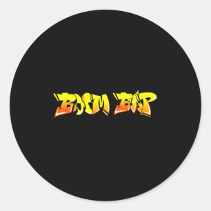 Bright Boom Classic Round Sticker