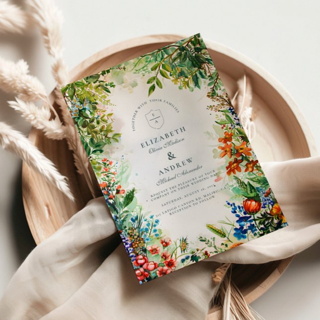 Bright Botanical Garden Wedding Save The Date (Creator Uploaded)