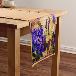 Bright botanical medium table runner