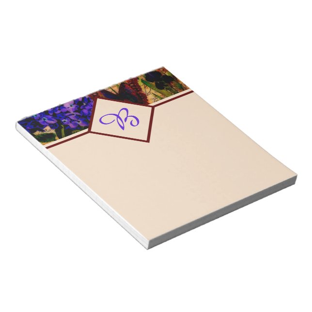 Bright botanical notepad (Angled)