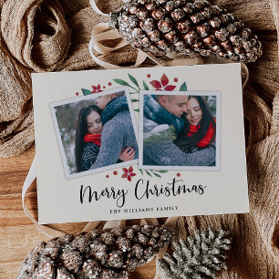 Bright Boughs   Holiday Photo Card