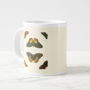 Bright Butterflies by Pieter Cramer Large Coffee Mug