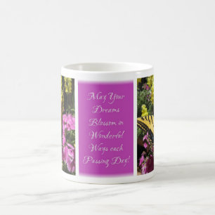 Bright Butterfly Blessings Mug - Pink Q2