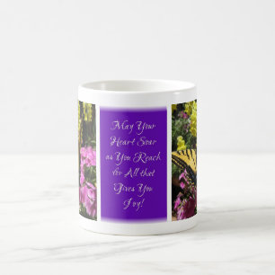 Bright Butterfly Blessings Mug - Purple Q1