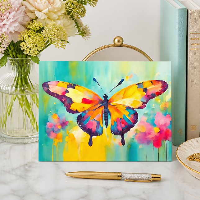 Bright Butterfly Postcard (Creator Uploaded)