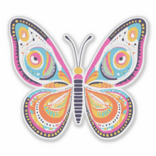 Bright Butterfly Sticker