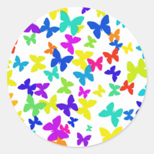 Bright Butterfly Stickers