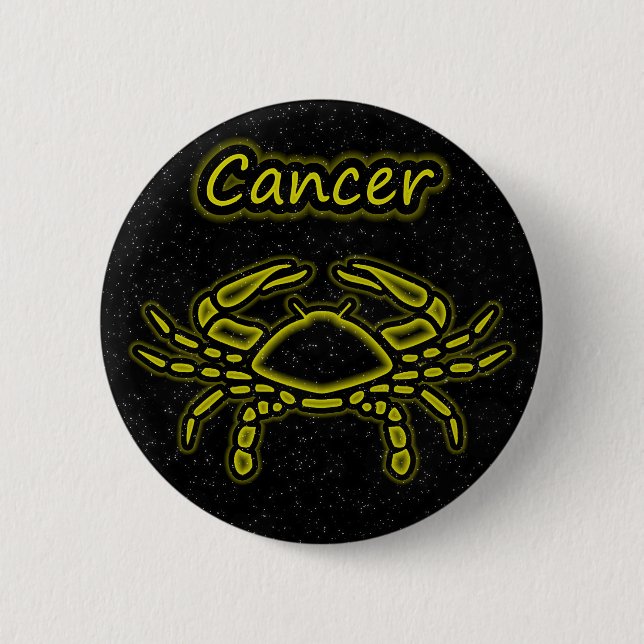 Bright Cancer 6 Cm Round Badge (Front)