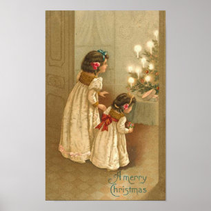 Bright Candles Card Poster