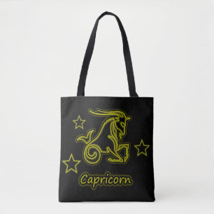 Bright Capricorn Tote Bag