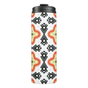 Bright Carpet: Ethnic Aztec Ornament Thermal Tumbler