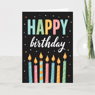 Bright Celebration Birthday Card