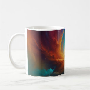 Bright Celestial Portal Galaxy Nebula Art Mug