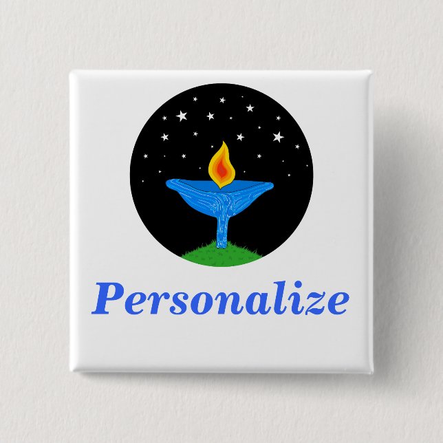Bright Chalice UU Pin / Button (Front)