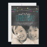 Bright Chalkboard Christmas Photo Cards<br><div class="desc">Bright Chalkboard Christmas Photo Cards created by Colourful Designs. Copyright 2014</div>