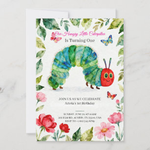 Bright & Cheerful 1st Birthday Invitation