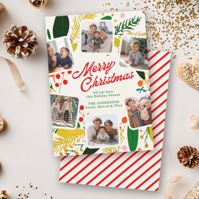 Bright & Cheerful Modern Merry Christmas Holiday Card (Creator Uploaded)