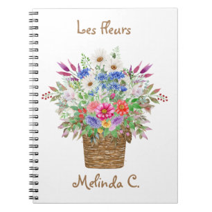 Bright & Cheerful Summer Flowers Notebook
