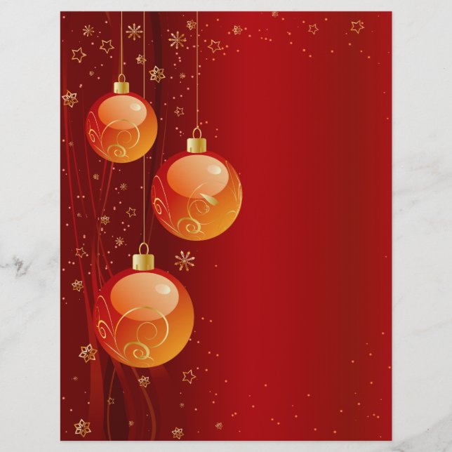 Bright Christmas ornaments (Front)
