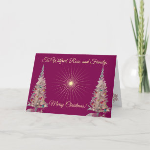 Bright Christmas, To My Brother & Family, Card 