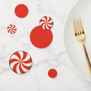 Bright, Christmas/winter peppermint Confetti