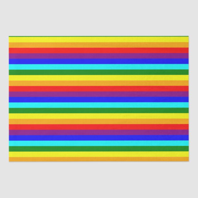Bright Classic Rainbow Tissue Paper (Front)