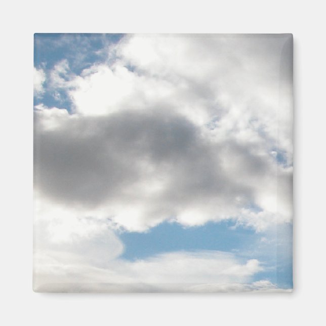 Bright Clouds Magnet (Front)