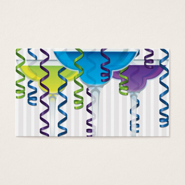 Bright cocktail and ribbon (Front)