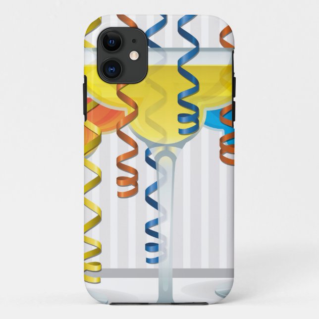 Bright cocktail and ribbon Case-Mate iPhone case (Back)