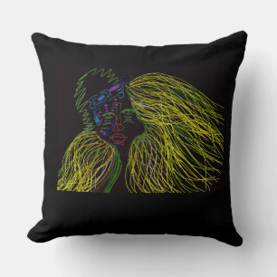 Bright Colored Puppet Cushion
